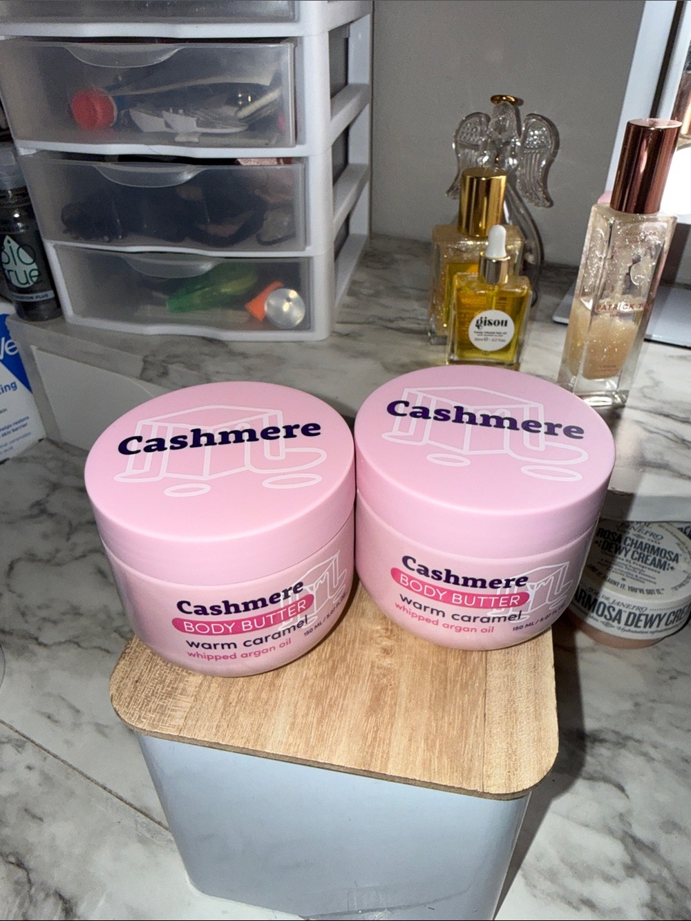 Cashmere Body Butter - Warm Caramel (Pink Jar)